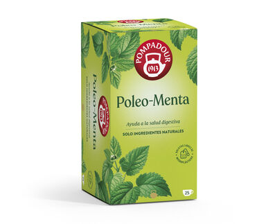 Infusión poleo menta en bolsitas Pompadur 25 unidades