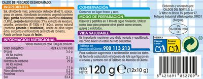 Caldo de pescado en pastillas Alipende 12 unidades