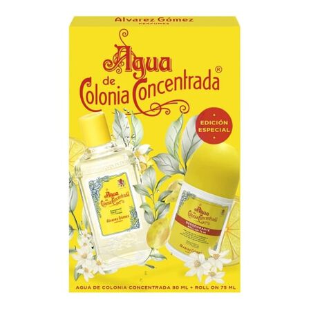 Estuche de agua de colonia concentrada + desodorante Álvarez Gómez