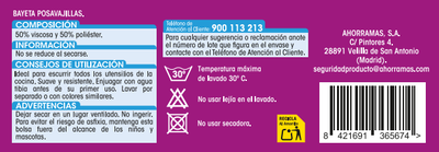 Bayeta Lanta posavajillas