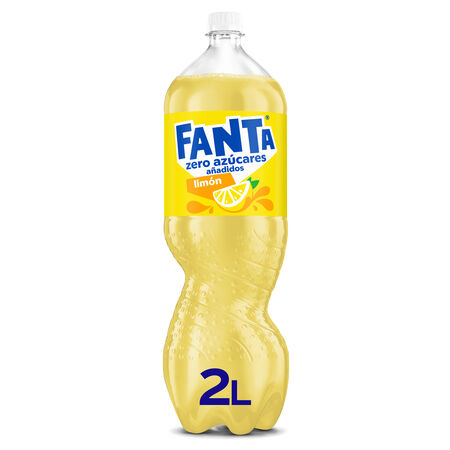 Refresco limón Fanta botella 2l zero