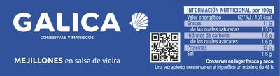 Mejill&oacute;n en salsa de vieira Galica 69g