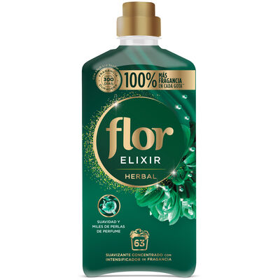 Suavizante Flor Elixir 63 Lavados Herbal
