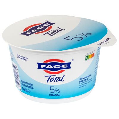 Yogur colado griego Fage 5%M.G 500 gr