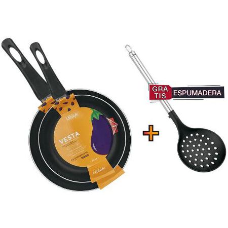 Lote Sartén Vesta 20-24Cm + Espumadera Lifestyle