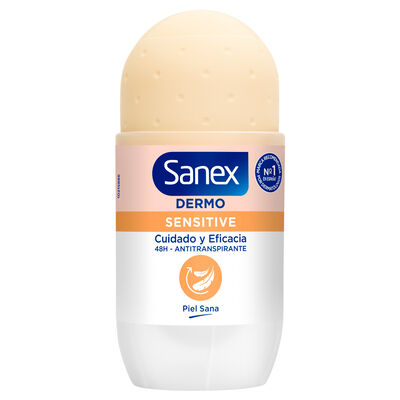 Desodorante roll-on Sanex Dermo Sensitive 48h antitranspirante, 50ml