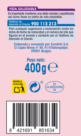 Fingers de mozzarella Alipende 400g rebozados