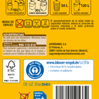 Bolsas de basura Lanta 30 uds 30 litros reciclado de envases color amarillo