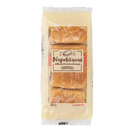 Napolitanas Alipende 320g rellenas de cacao