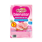 Jam&oacute;n cocido extra en lonchas finas Bienstar ELPOZO 65g