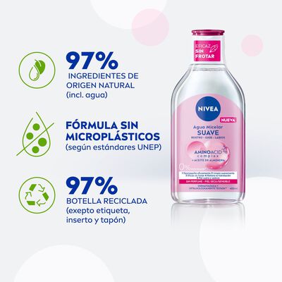Agua micelar Nivea 400 ml 5 en 1