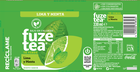 Refresco de t&eacute; verde con lima y menta Fuze Tea 33cl