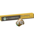 Caf&eacute; blonde espresso roast intensidad 6 Starbucks 10 c&aacute;ps