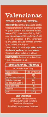 Valencianas Alipende 700g