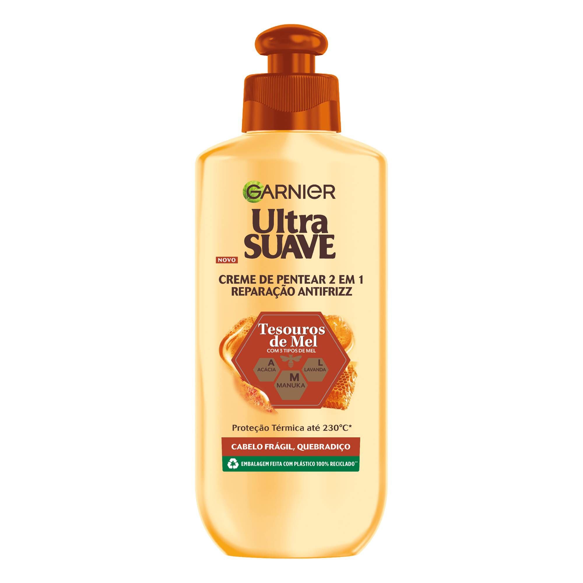 Crema de peinar 2 en 1 original remedies con miel Garnier 200 ml