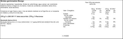 Brotes germinados Bonduelle pack 3 90g