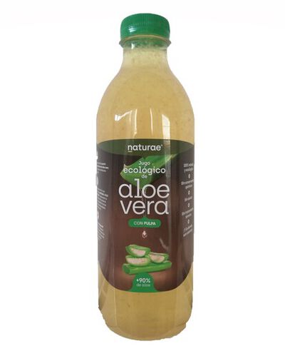 Jugo de aloe vera Saloe 1l con pulpa