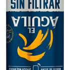 Cerveza rubia especial El Águila Sin filtrar lata 33cl