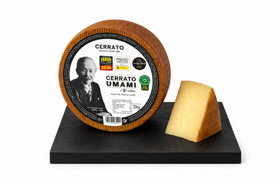 Queso mezcla curado sabor umami Cerrato