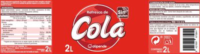 Refresco de cola Alipende botella 2l