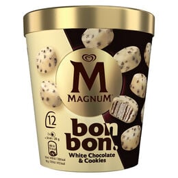 Helado Magnum Bonbon 12u White Choco-cookie 12 ud