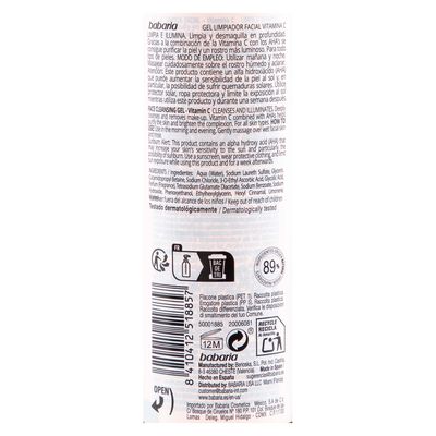 Gel Limpiador Vitamina C 50 ml