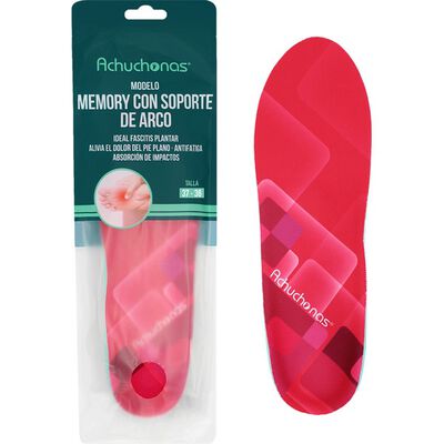 Plantilla memory Achuchonas con soporte de arco 37-38