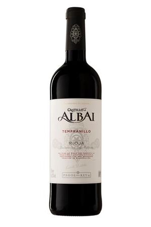 Vino tinto DO Rioja Castillo de Albai tempranillo