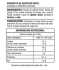 Snack de patata Alipende 125g