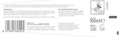 Crema dental Bodyplus 100ml anticaries
