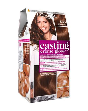 Tinte para el pelo sin amoníaco Casting Crème Gloss  nº 535 castaño caoba