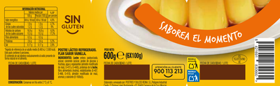 Flan de vainilla Alipende pack 600g