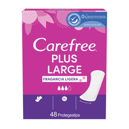 Protegeslip Carefree 48 uds plus large