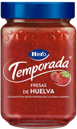 Mermelada fresas extra de temporada Hero 350g