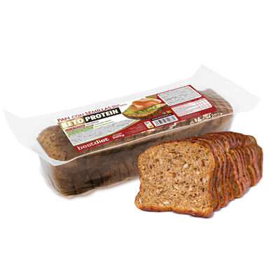 Pan molde Keto Protein Bestdiet Sport semillas 500g