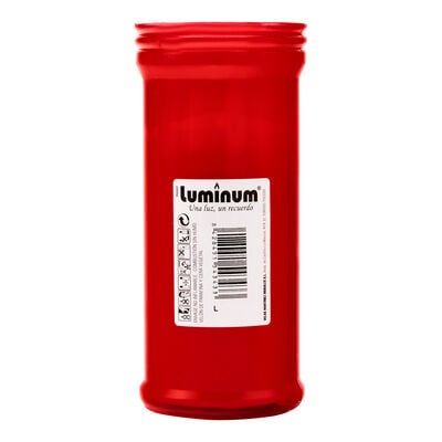 Velón ofrenda Luminum rojo