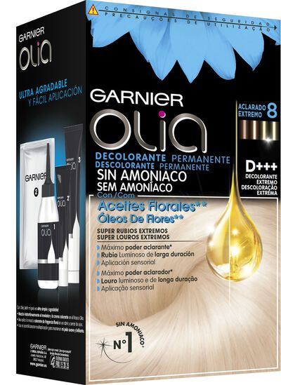 Decolorante permanente Olia nº 8 sin amoniaco y aceites Florales