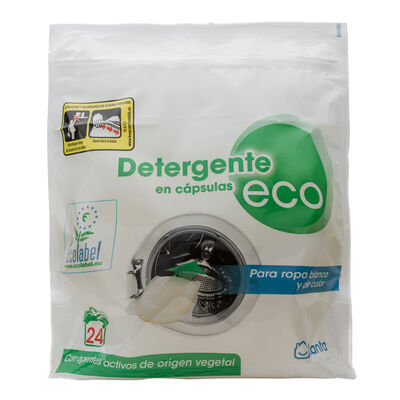 Detergente en cápsulas Lanta 24 lavados ecológico