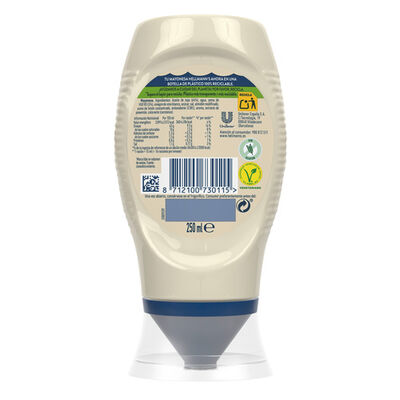 Mayonesa bocabajo Hellmann´s 250ml&nbsp;