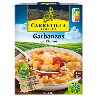 Garbanzos con chorizo Carretilla 300g