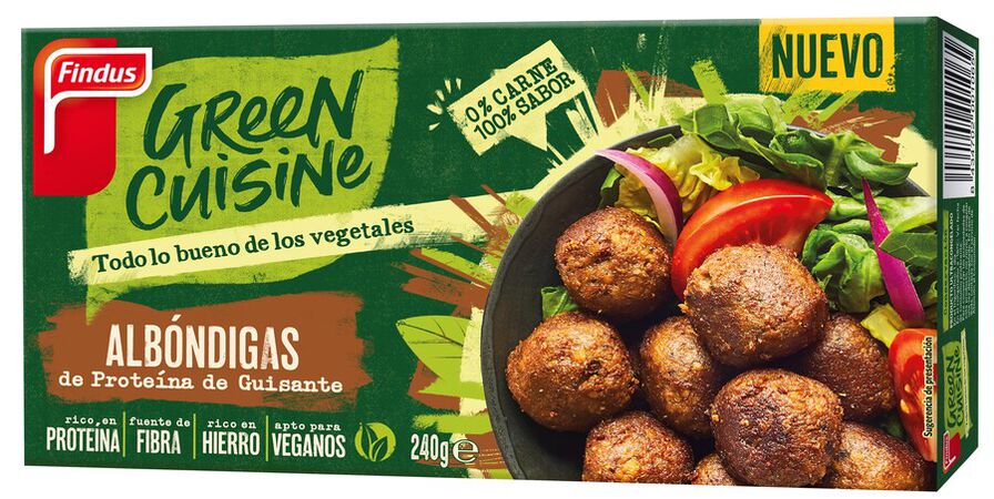 Albóndigas Findus Green Cuisine proteína guisante 240g