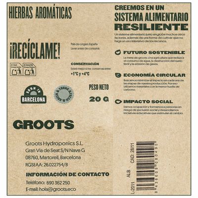 Albahaca bolsa 20g