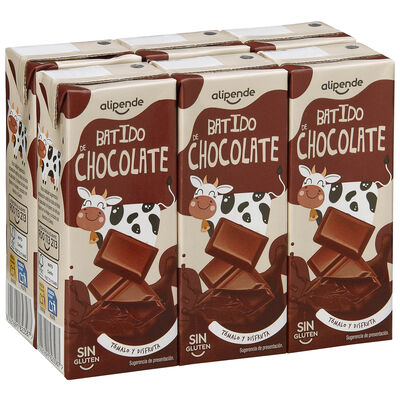 Batido Alipende pack 6 cacao 200ml