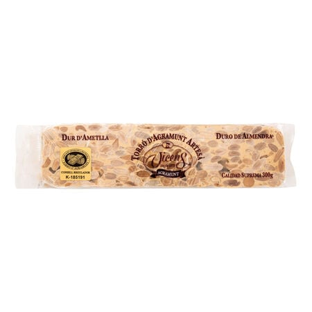 Turrón duro artesano Vicens 300g