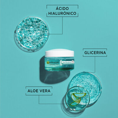 Crema D&iacute;a Hidratante Skin Active Garnier 50Ml Aloe