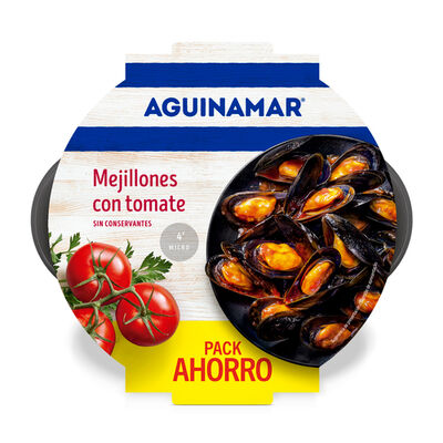 Mejill&oacute;n cocido Aguinamar 900g en tomate