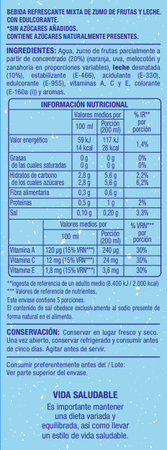 Fruta con leche mediterráneo Alipende 1l