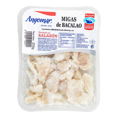 Bacalao en migas Angomar 250g