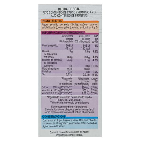 Bebida de soja Alipende 1l
