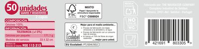 Servilletas Lanta 50 uds doble capa color rojo